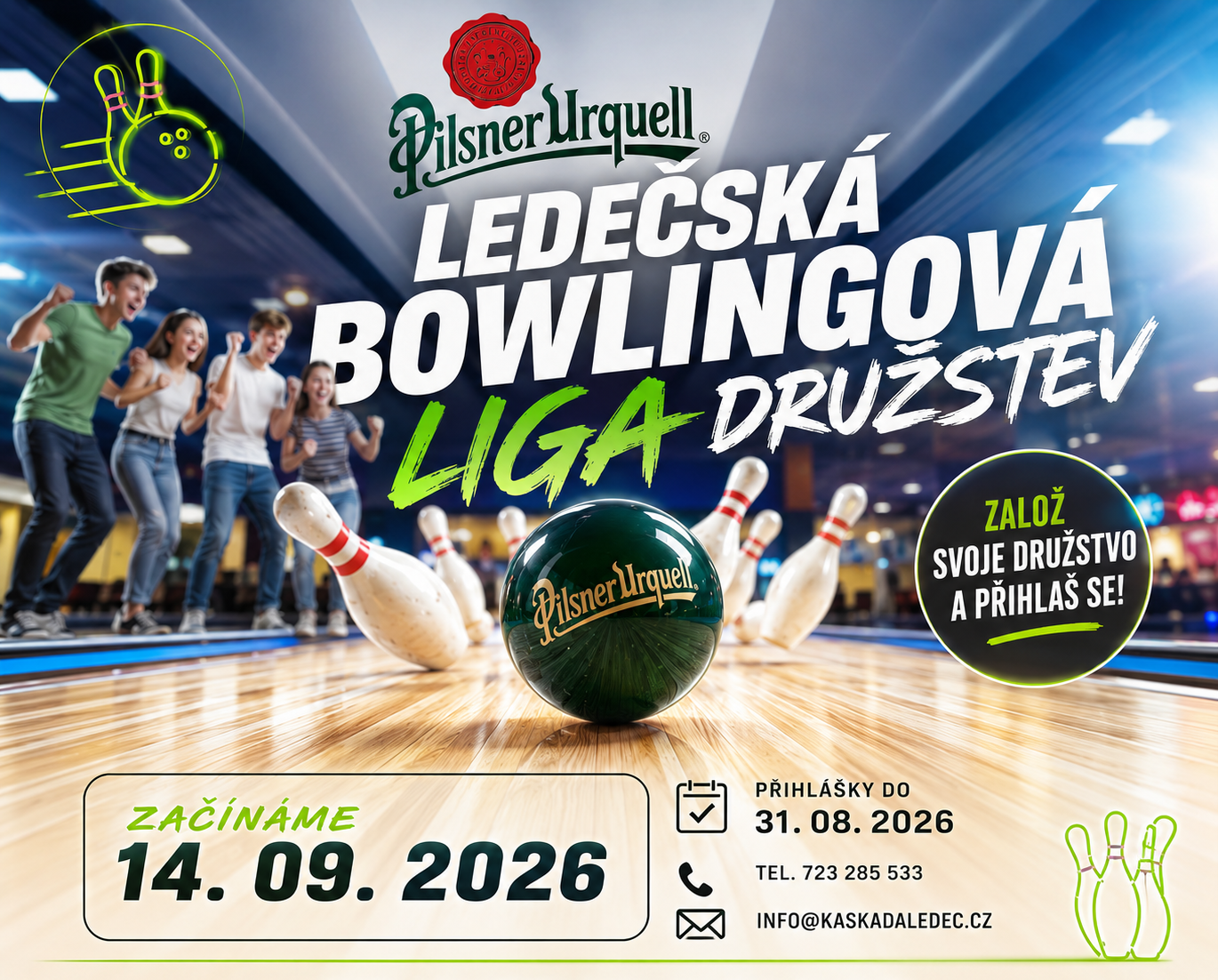 17. ročník podzim 2026 jaro 2027 pozvánka do ligy Facebook