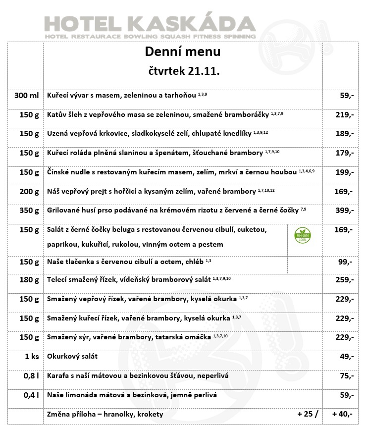 Jídelní lístek týden 15. 21.07.2024